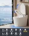 EPLO G20MAX Luxury Glass Panel Smart Toilet with Dedicated Men's Flush