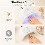 Beetles Beginner-Friendly UV LED Nail Lamp with Continuous 5-Minute Mode