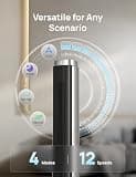 DREO Pilot Pro S 42-Inch Tower Fan with Upgraded DC Motor and Smart Control