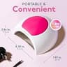 SUNUV SUN2C 48W UV LED Nail Lamp with Silicone Hand Pad & 4 Timer Settings