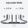 UGREEN 3-Slot Vertical Laptop and Tablet Stand for Devices Up to 17.3 Inches