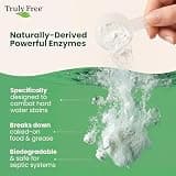 Truly Free Eco-Friendly Fragrance-Free Refillable Dishwasher Detergent Powder