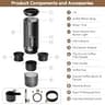 CERA+ PCM03S Portable Electric Espresso Machine with 13,500mAh Battery