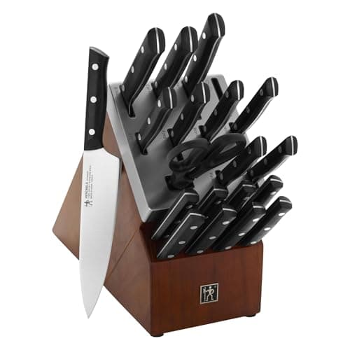 Henckels Dynamic 20-Piece Razor-Sharp Knife Set with Self-Sharpening Block