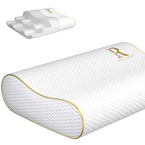 Royal Therapy 4-Layer Adjustable Contour Memory Foam Orthopedic Pillow