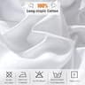 Lirex 300-Thread-Count Long-Staple Cotton Fitted Sheet for Shallow Beds
