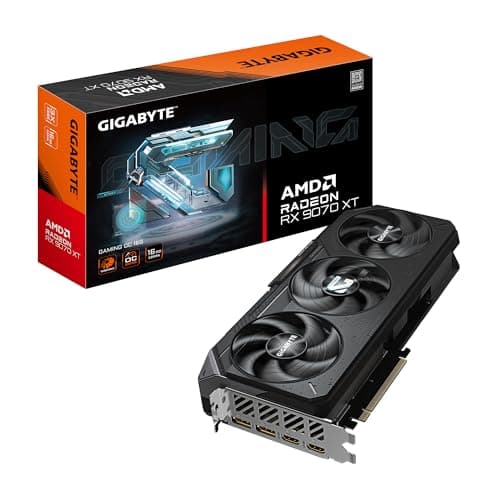 GIGABYTE Radeon RX 9070 XT Gaming OC 16GB GDDR6 PCIe 5.0 Graphics Card