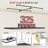 Overhead Garage Ceiling Storage Rack, 4x8 FT Manual Lift System with Safety Lock