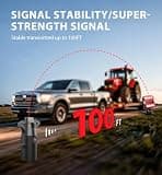Partsam 58-LED Wireless Magnetic Trailer Lights Kit with License Plate Light