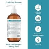 Happy Cappy Medicated Shampoo and Body Wash for Cradle Cap & Dandruff