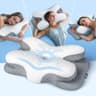 Osteo Enjoy Ergonomic Cervical Neck Pillow with Adjustable Memory Foam Insert
