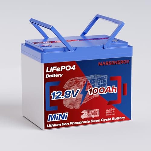 Marsenergy 12V 100Ah LiFePO4 Deep Cycle Battery Grade A Cells Group 24