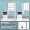 Shinco 3-in-1 Portable Air Conditioner with Auto-Swing System, 10,000 BTU