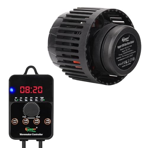 Hygger Adjustable Flow Aquarium Wave Maker Circulation Pump with Fish Guard, 1500 GPH