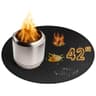 RYMTOX Large 42-Inch Double-Sided Fire Pit Mat and Heavy-Duty Deck Protector