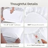 California Design Den 400 Thread Count 100% Cotton Sateen 6-Piece King Sheet Set