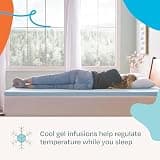 Linenspa 2-Inch Gel Infused Memory Foam Mattress Topper for Pressure Relief