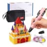 LinkSpoX 3D Printing Pen Kit in Rose Pink with Stepless Speed Adjustment