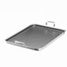Cooker King Hybrid Honeycomb Stainless Steel Double Burner Griddle Pan
