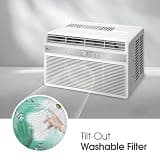 LG 8,000 BTU Window Air Conditioner with Dehumidifier and Auto Restart
