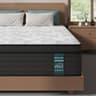 Sleepmax 14-Inch Deluxe Euro-Top Medium-Feel Hybrid Spring Mattress, Queen