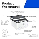 HP LaserJet Pro MFP 3101fdw Wireless High-Speed Monochrome Laser Printer