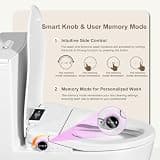 Loupusuo Electric Bidet Toilet Seat with Instant Heating and HD Display Screen