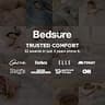 Bedsure Prewashed Microfiber Oversized King Duvet Cover Set, 120" x 98"