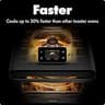 CHEF iQ MiniOven Smart Toaster Oven Air Fryer Combo with Touchscreen, 25-Quart