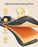 iDOO Large 24x33-Inch Weighted Electric Heating Pad for Comprehensive Back Pain Relief
