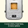 Cuisinart CBK-110NAS Stainless Steel Automatic Bread Machine with 12 Menu Options