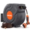 NEO-TEC Upgraded Retractable Garden Hose Reel with 180° Swivel Bracket