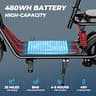 WINDHORSE C3 Multi-Passenger Seated Scooter, 850W Hub Motor, 330 lbs Capacity