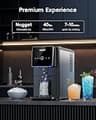 ecozy 40lbs Touch-Free Dispensing Pebble Sonic Ice Machine Countertop