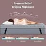 Sleepmax 3-Inch Extra Firm Fusion Memory Foam Mattress Topper, Queen Size
