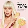 Boar Bristle Loop Hair Extension Brush for Detangling and Frizz Control