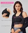 BRABIC Women's Post-Surgical Compression Bra with Breast Support Bands