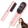 Bopcal Heavy-Duty Cordless Hair Straightener Brush with Power Bank Mode