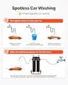 VEVOR Portable 8L Dual-Tank Deionized Water System for Vehicles and Windows