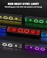 Ehaho 25-Inch UTV Soundbar with 500W Class-D Amplifier and RGB Lights