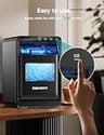 Euhomy Smart App-Controlled Countertop Nugget Ice Maker, 40 lbs Capacity