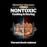 Ninja Crispi 5-in-1 Glass Air Fryer PowerPod System with Three Multi-Size Containers