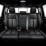 Carlimeki Tailored Leather Double Cab Seat Covers for 4th Gen Toyota Tacoma