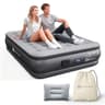 JUITOY 18-Inch Queen Air Mattress with Rechargeable Built-In Cordless Pump