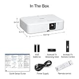 Epson EpiqVision Flex CO-FH02 1080p 3LCD Smart Projector with Android TV