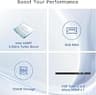 QAZIPO 10.1-Inch Full HD Touchscreen 2-in-1 Windows 11 Laptop with Office 365