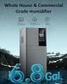 LACIDOLL 6.8-Gallon Top-Fill Ultrasonic Humidifier with 360-Degree Nozzle, 3000 Sq. Ft.