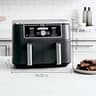 Ninja Foodi DZ401 DualZone XL 10-Quart 2-Basket Air Fryer with Smart Finish