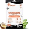Petazy 2% Chlorhexidine Wipes for Dogs, 3X Larger for Yeast and Hot Spots