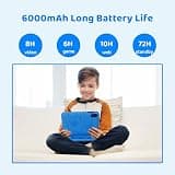 COLORROOM 10-inch Kids Tablet with Android 15, Google Kids Space, and Kid-Proof Casing